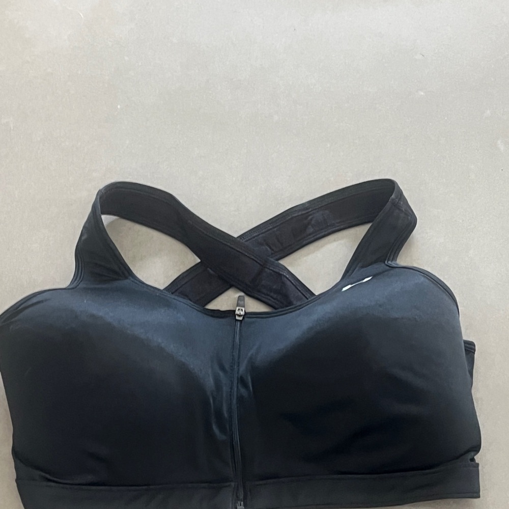 INC International Concepts Black Sports Bra